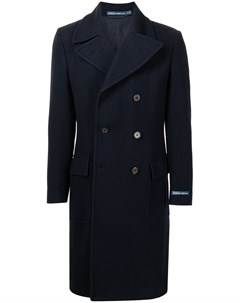 Двубортное пальто с заостренными лацканами Polo ralph lauren