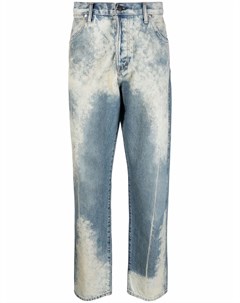 Зауженные джинсы с эффектом потертости Tom ford