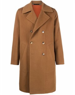 Двубортное шерстяное пальто Paul smith