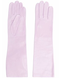 Однотонные кожаные перчатки Jil sander