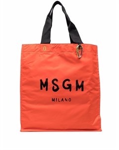 Сумка тоут с логотипом Msgm