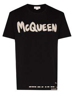 Футболка с логотипом Alexander mcqueen