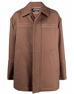 Однобортное пальто строгого кроя Jacquemus