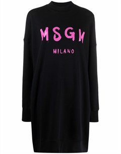 Платье джемпер с логотипом Msgm