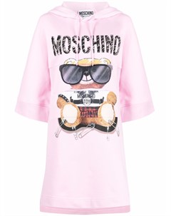 Платье свитер с принтом Moschino