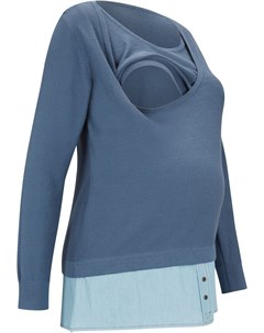 Пуловер для беременных 2 в 1 Bonprix