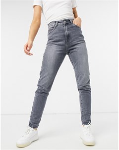Серые выбеленные джинсы скинни Nora Dr denim