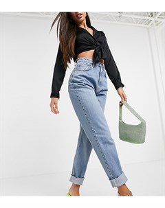 Выбеленные свободные джинсы в винтажном стиле с завышенной талией ASOS DESIGN Tall Asos tall