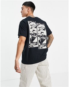 Черная футболка с принтом группы Sex Pistols Vintage supply