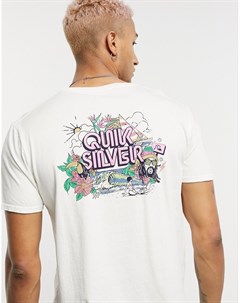 Белая футболка Informal Disco Quiksilver