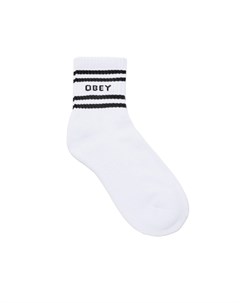 Носки Coop Sock White Black 2022 Obey