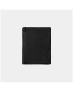 Кошелек Leather Fold Wallet Black 2022 Carhartt wip