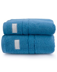 Полотенце махровое Organic Premium 70x140см цвет синий Gant home