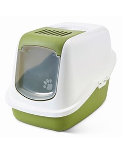 NESTOR Nordic Collection Туалет домик для кошек зелёный Savic