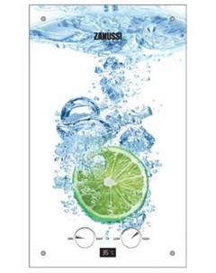 Водонагреватель проточный GWH 10 Fonte Glass Lime 18 5 кВт Zanussi