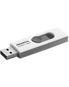 Флеш накопитель 32GB UV220 USB 2 0 белый серый Adata