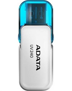 Flash Drive 16Gb UV240 AUV240 16G RWH USB2 0 White Adata