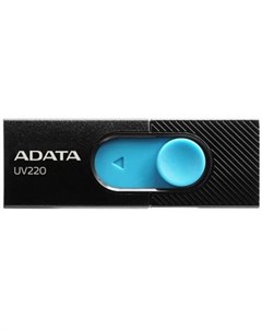 Флеш накопитель 16GB UV220 USB 2 0 черный голубой Adata