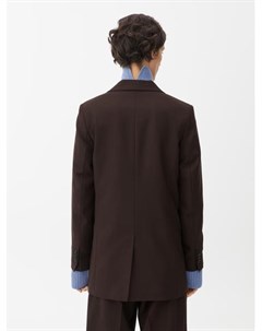 Пиджак из шерстяной ткани рогожка Arket
