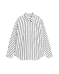Рубашка свободного кроя из ткани оксфорд Arket