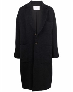 Однобортное пальто миди Société anonyme