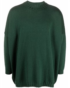 Шерстяной свитер со вставками Société anonyme
