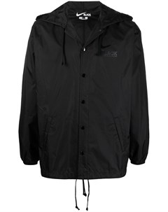 Куртка с капюшоном и логотипом Black comme des garçons