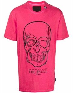 Футболка с декором Skull Philipp plein