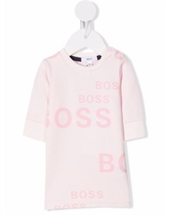 Платье свитер с логотипом Boss kidswear