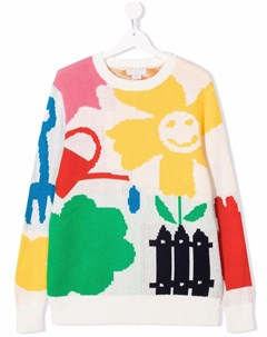 Джемпер с узором Stella mccartney kids