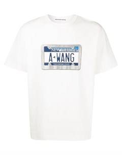 Футболка License Plate с принтом Alexander wang