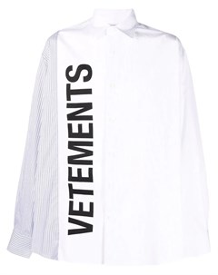Рубашка с логотипом Vetements
