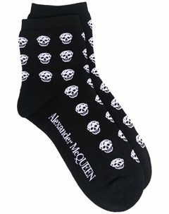 Носки с узором Skull Alexander mcqueen