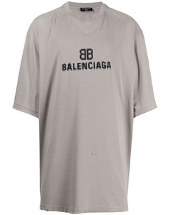 Футболка с логотипом Balenciaga