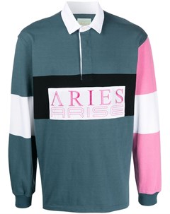 Рубашка регби в стиле колор блок с вышитым логотипом Aries