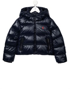 Пуховик с вышивкой Polo Pony Ralph lauren kids