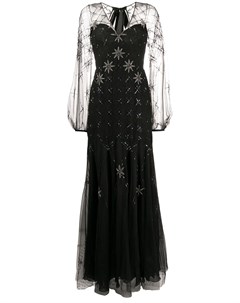 Декорированное платье с завязками сзади Temperley london