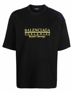 Футболка Retail Therapy с логотипом Balenciaga