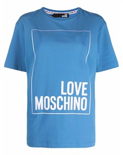 Футболка с логотипом Love moschino