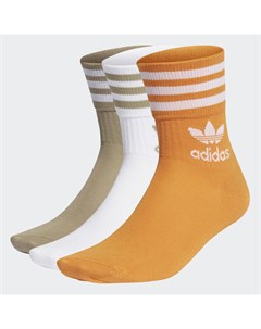 Три пары носков Crew Mid Cut Originals Adidas