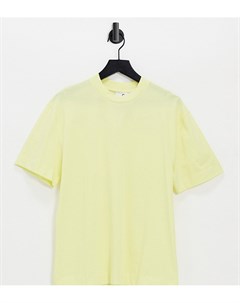 Бледно желтая футболка из органического хлопка Unisex Collusion