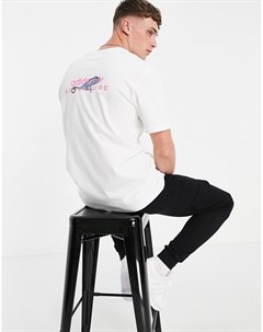 Белая футболка с логотипом на кармане Аdventure Adidas originals