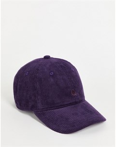 Вельветовая кепка фиолетового цвета Harlem Carhartt wip