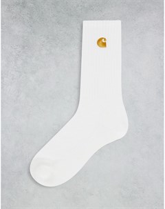 Белые носки Chase Carhartt wip