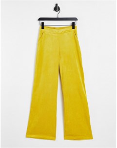 Бежевые брюки с широкими штанинами Elva Object