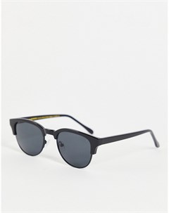 Черные квадратные солнцезащитные очки в стиле унисекс Club Bate A.kjaerbede