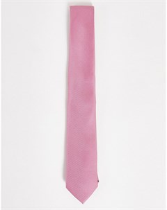 Фактурный розовый галстук Asos design