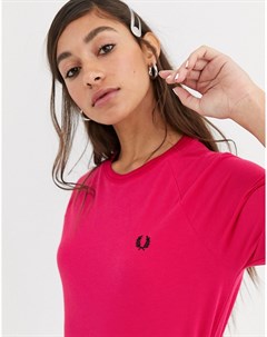 Свободная футболка с логотипом Fred perry