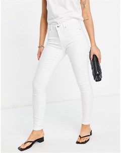 Белые зауженные джинсы Vero moda