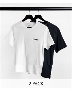 Набор из 2 футболок белого и черного цвета с логотипом Modern Vintage Levi's®